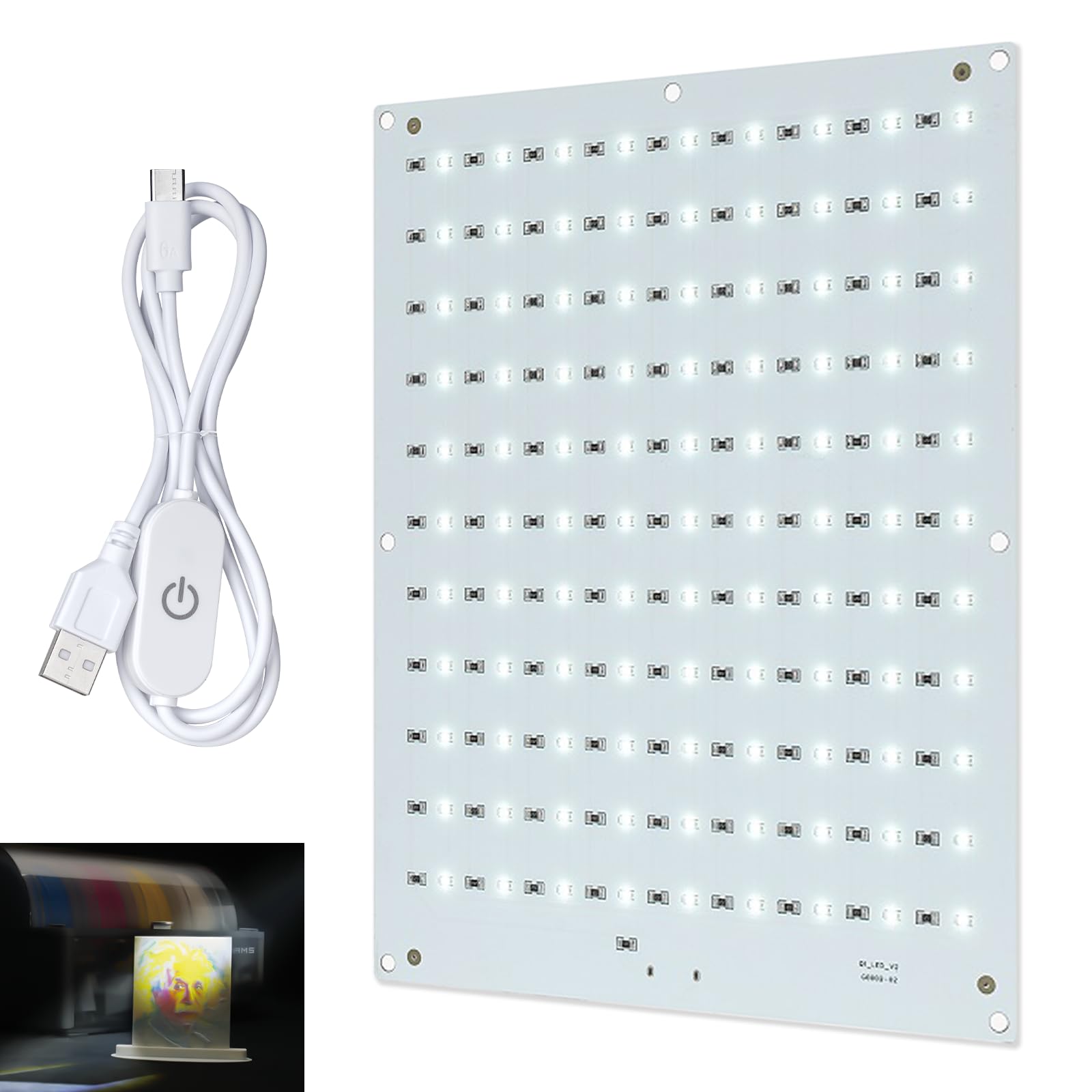 johnleeknb ページ CMYK Lithophane LED Backlight Board Kit Compatible with Bambulab